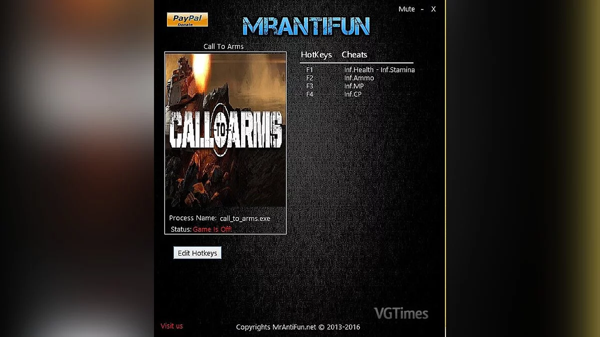 Call to Arms — Трейнер / Trainer (+5) [0.765] [MrAntiFun]